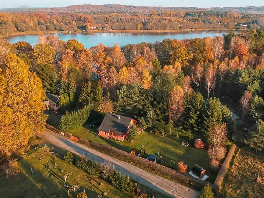 Rajska Cisza - Caloroczny Prywatny Domek W Lesie Nad Jeziorem - Sauna I Balia Кронг Екстериор снимка