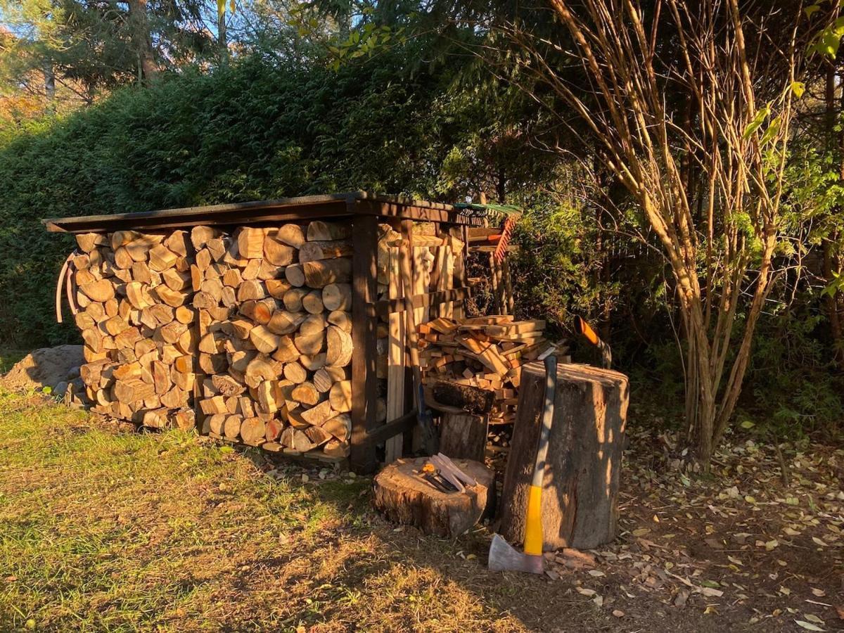 Rajska Cisza - Caloroczny Prywatny Domek W Lesie Nad Jeziorem - Sauna I Balia Кронг Екстериор снимка