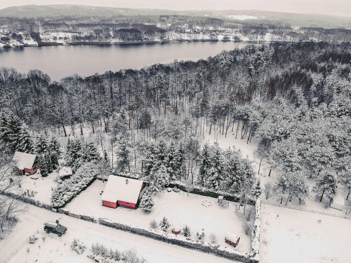 Rajska Cisza - Caloroczny Prywatny Domek W Lesie Nad Jeziorem - Sauna I Balia Кронг Екстериор снимка